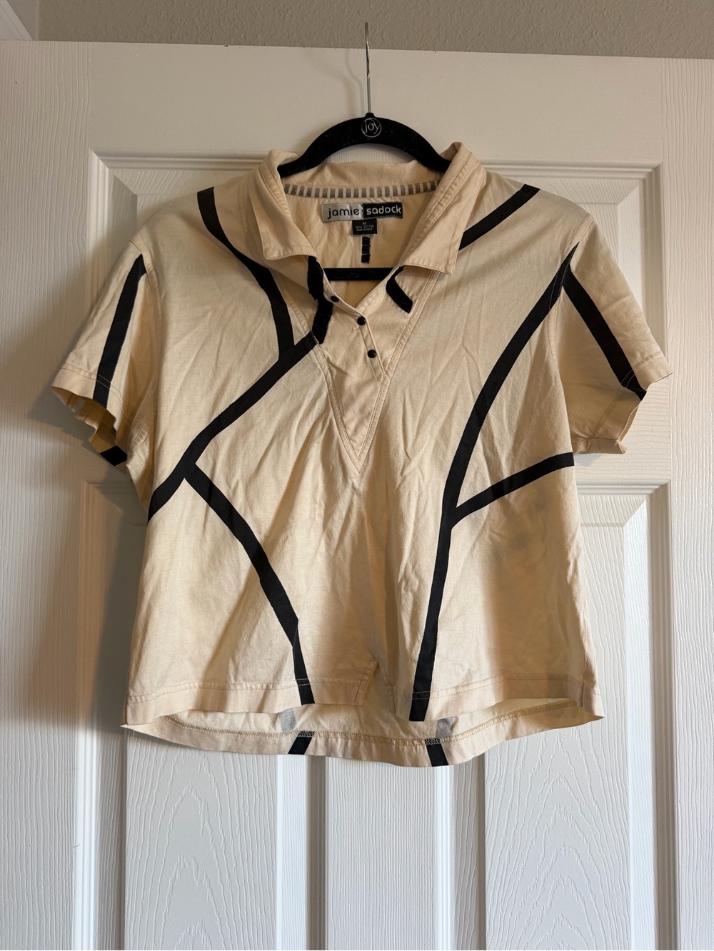 Jamie Sadock Textured Fitted Polo
